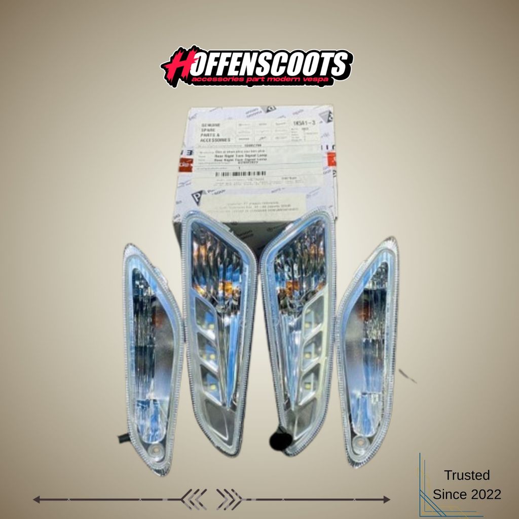 Lampu Sein Depan Belakang Set Original PIAGGIO Vespa Sprint Primavera 3V Iget ABS
