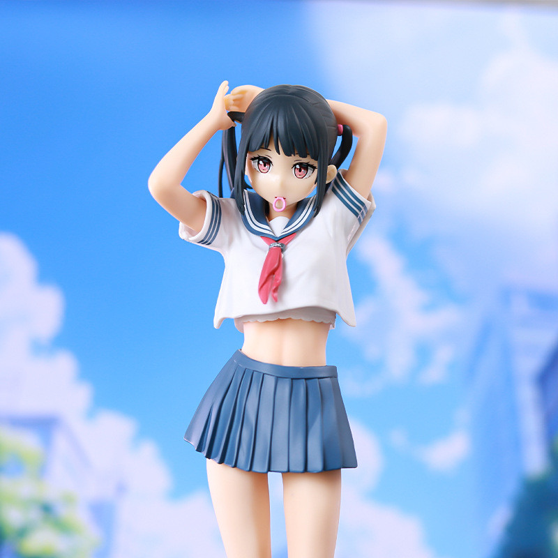 28cm In The Middle Of A Sailor Suit Kawaii Girl Figures Decoration Model Japanese Dolls PVC Sexy Ani