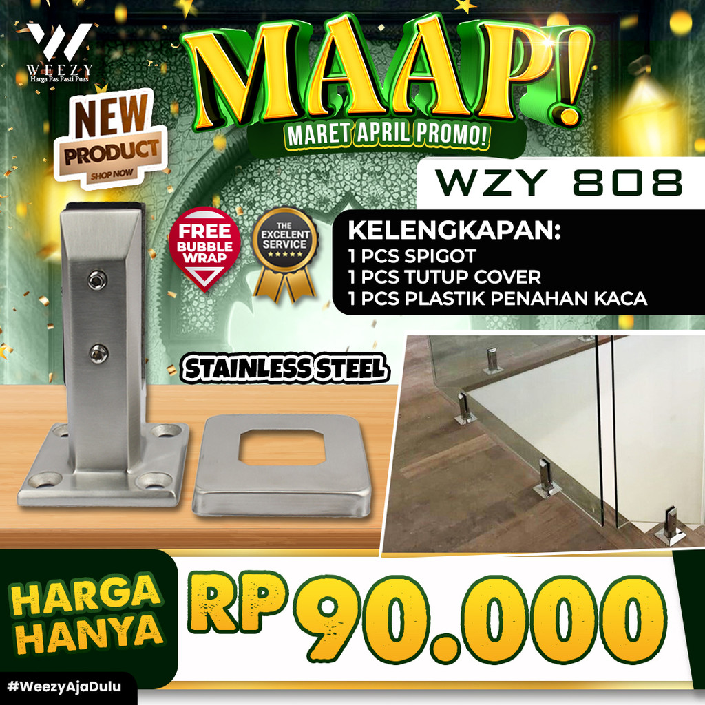 NEW SPIGOT TERMURAH - SPIGOT KACA Weezy 808