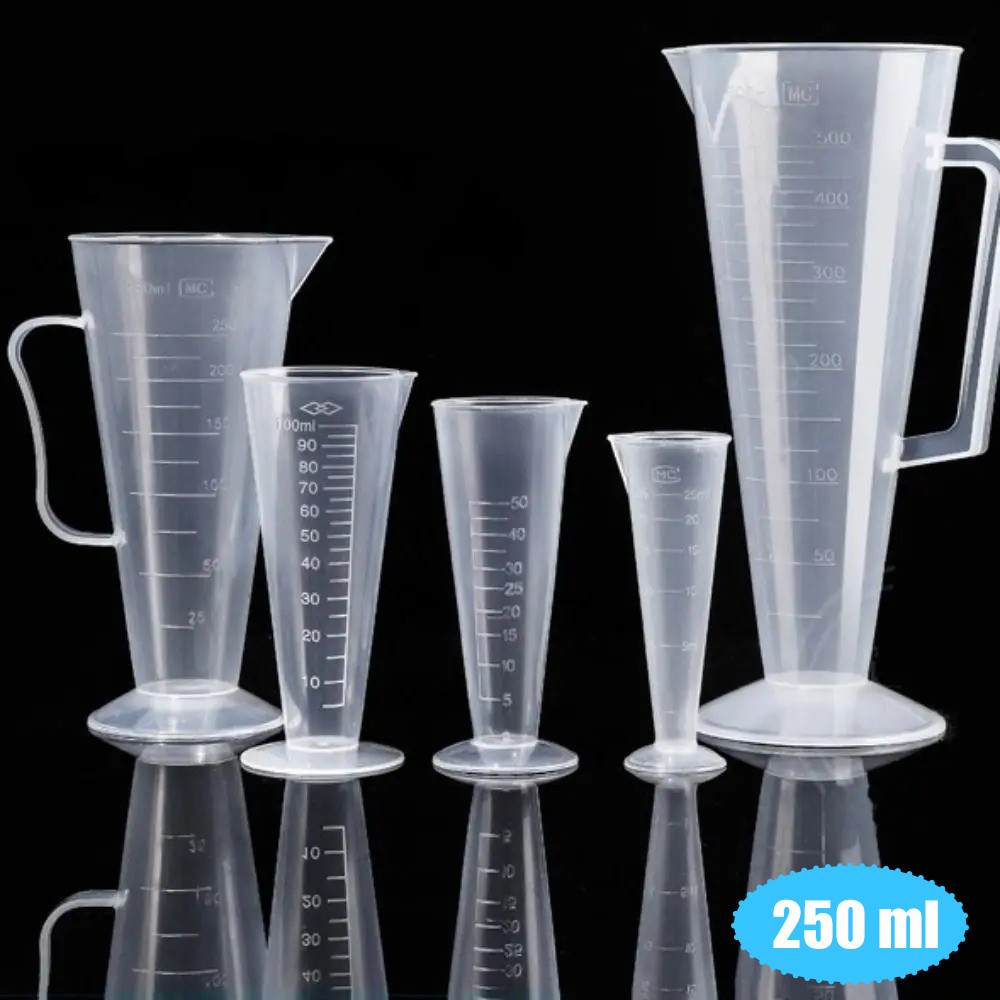 Gelas Ukur Plastik Kerucut Multifungsi Cone Measuring Cup 250ml - Gelas Ukur Dapur Plastik 250ml Mul