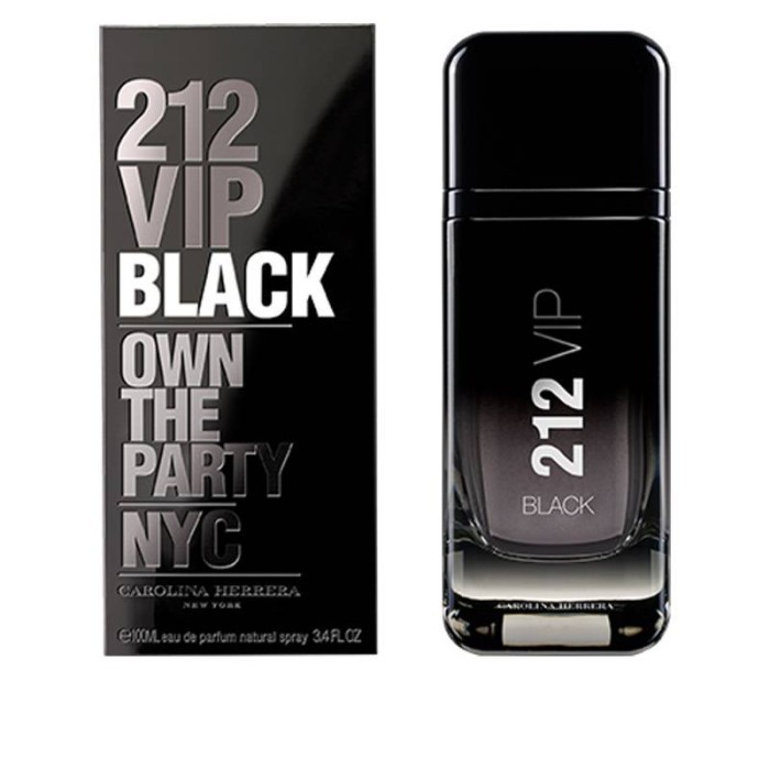Parfume original C*rolina herrera 212 VIP BLACK MEN 100 ml (No Box)