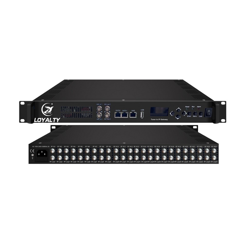 8/16/24 Tuner to IP Gateway 3308B 2 ASI DVB S2 DVBC ISDBT ATSC iptv gateway IPTV