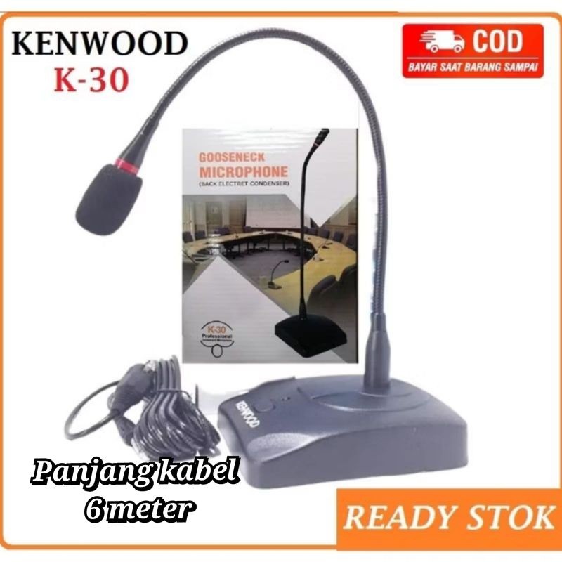 mic podium KENWOOD TM-18 K-30 mikrofon meja podium mimbar kenwood