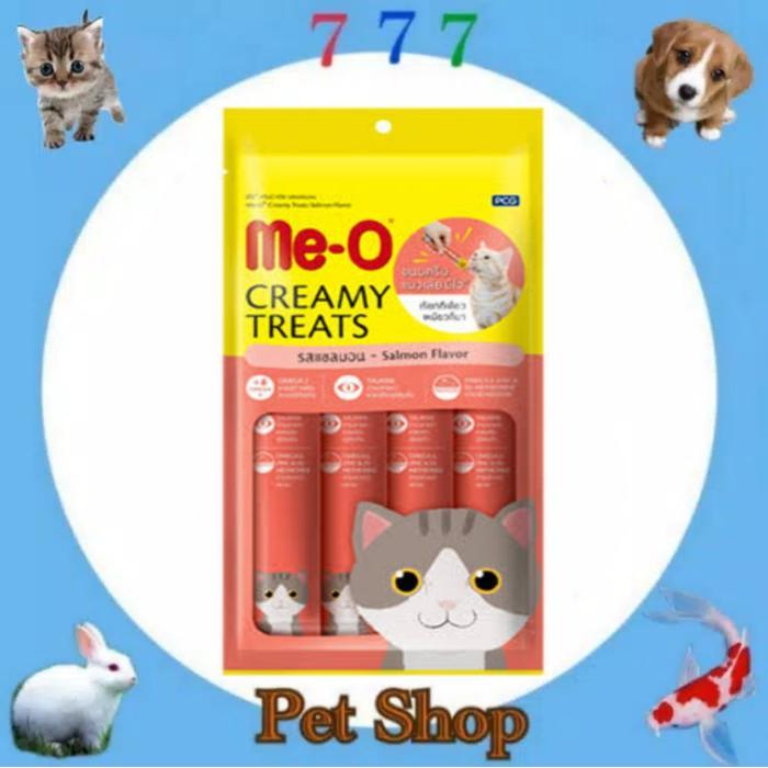 PioPio Pets MAKANAN KUCING Me-O MEO CREAMY TREATS 60GR CEMILAN SNACK KUCING - SALMON