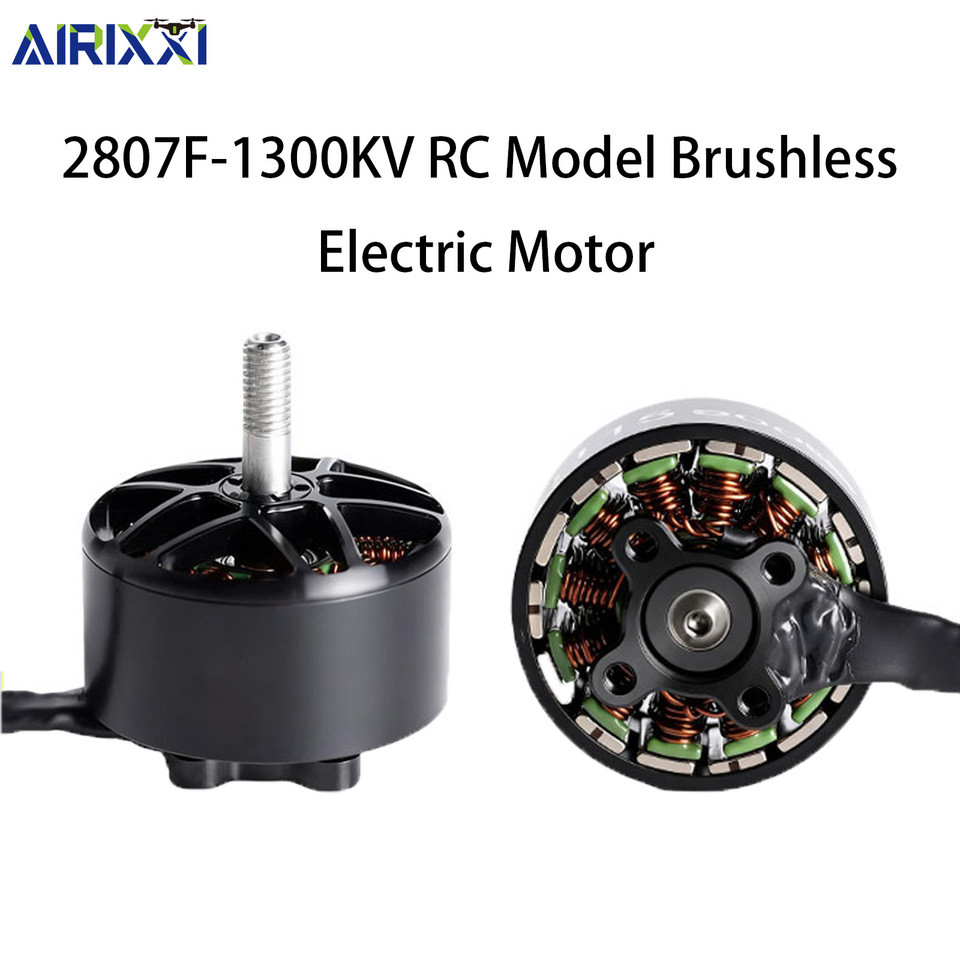 AIRIXXI 2807F 1300KV Brushless Motor For FPV Drone RC Model High Power 1123W 6S Lipo Electric Motor 