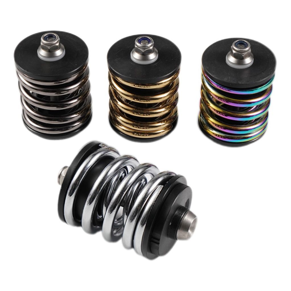 Aksesoris Sepeda CNC, Untuk Peredam Kejut Belakang Sepeda Lipat Brompton, As Titanium, Pegas Suspens