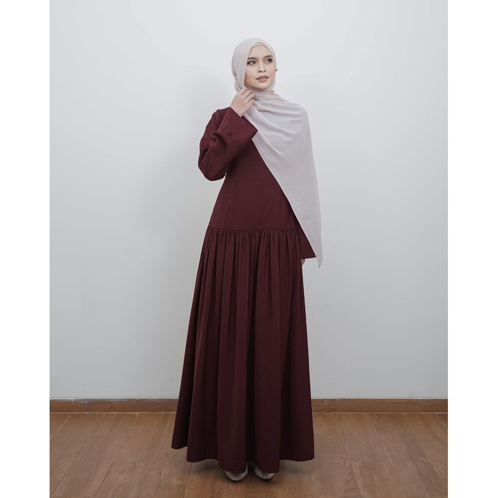 Evolvere - Halwa Dress Gamis Muslim Simple Elegant
