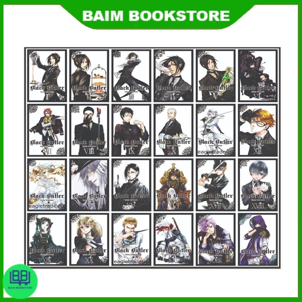 Black Butler Manga (33 Book series) (English)