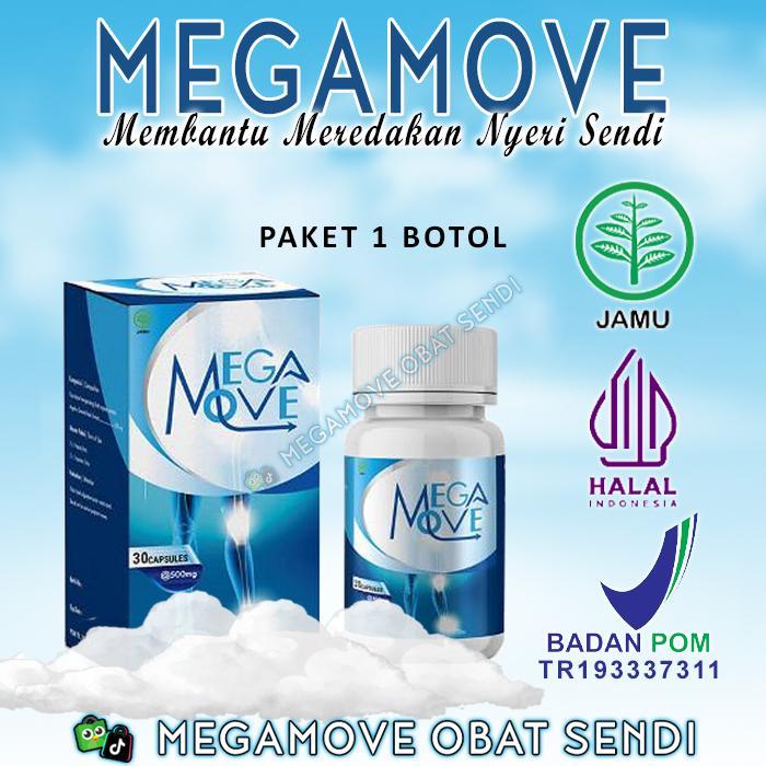 Megamove Paket 1 BOTOL Megamove Obat Pereda Nyeri Sendi