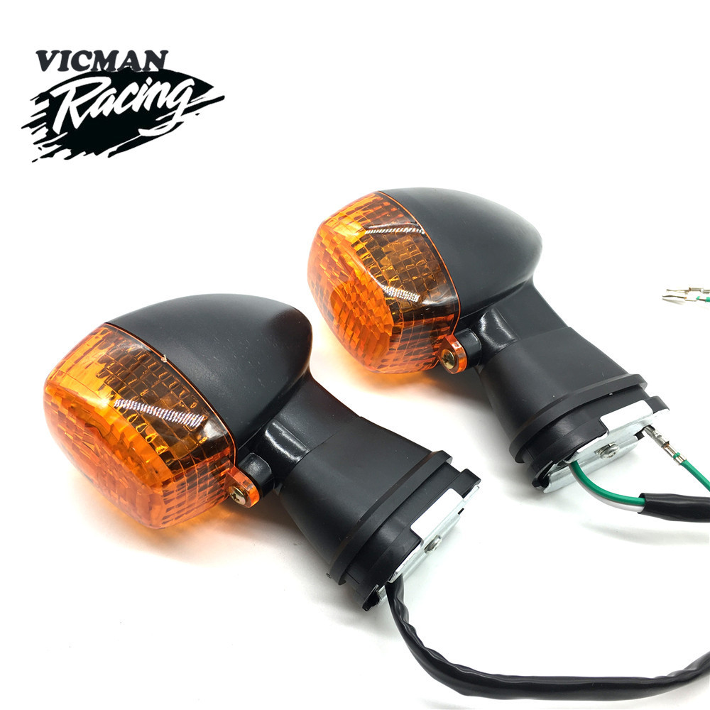 Incator Front Turn Signal Light For Kawasaki ZX600 Ninja ZX-6R ZX6R ZX-9R ZXR400 KLE 250/400/500 ZX9