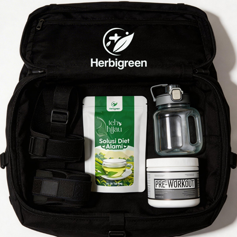 HERBIGREEN slim Obat Diet Pelangsing Badan alat pelangsing tubuh Penurun Berat Badan Jamu Pelangsing