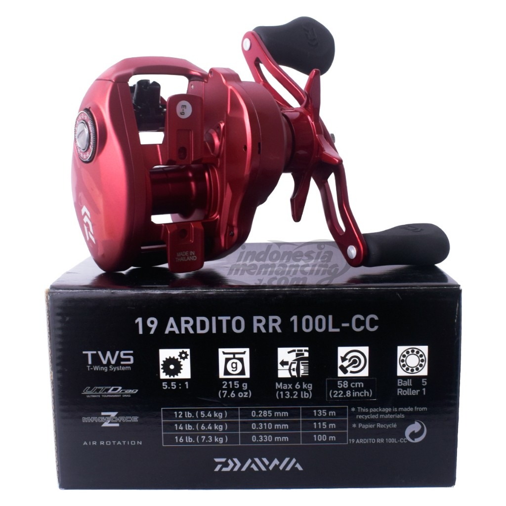Reel BC Daiwa ARDITO RR | Baitcasting Reel | 2019 Bergaransi | IM Pancing