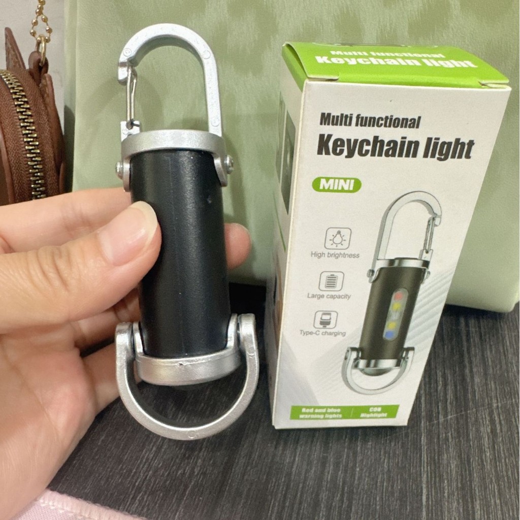 Senter Mini Gantungan Kunci Multifungsi Lampu Senter Gantungan Kunci Mini Lampu Camping Lampu Darura