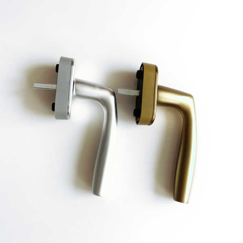 Gagang Jendela Aluminium Alloy Broken Bridge, Gagang Jendela Model Garpu Persegi, Gagang Jendela Ter