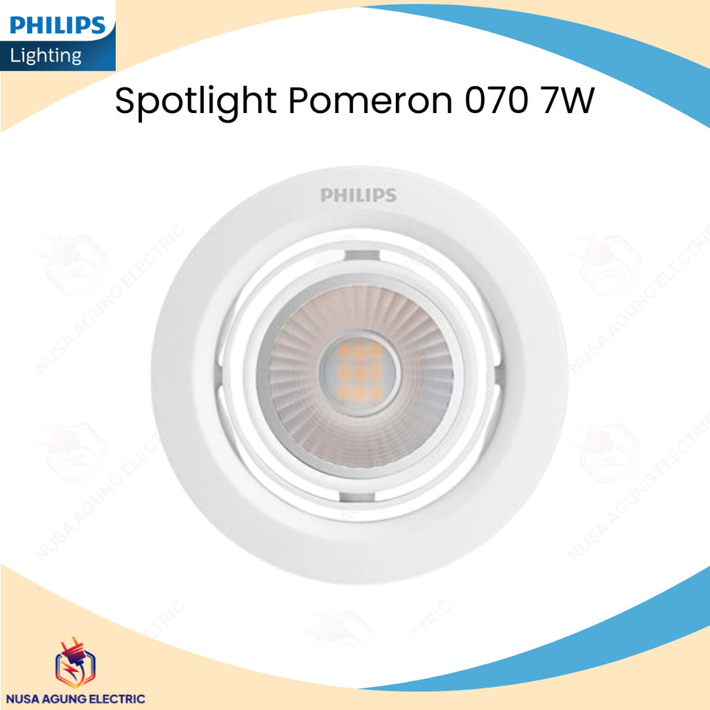 Lampu Philips Spotlight LED POMERON 7W 7 Watt 59776