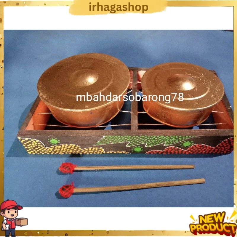 NEW Kenong, gong, mainan anak tradisional IRH