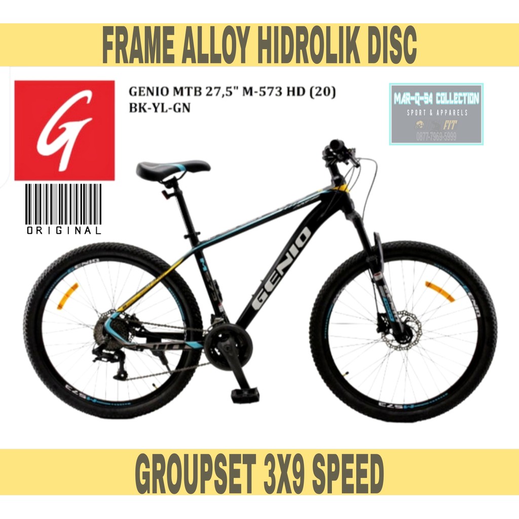 PROMO PUNCAK 8-8  (GARANSI UANG KEMBALI KLAU ADA RUSAK ATAU TIDK SESUAI) Sepeda Gunung 27,5 MTB Geni