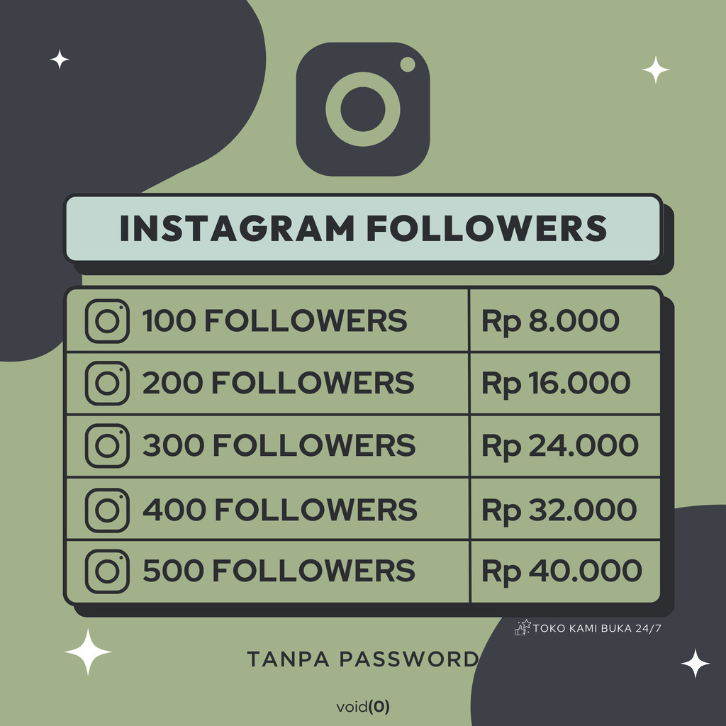 void(0) | Followers IG Permanen Real Aktif Global Bukan Akun Indonesia Insta Permanen Follower Real 