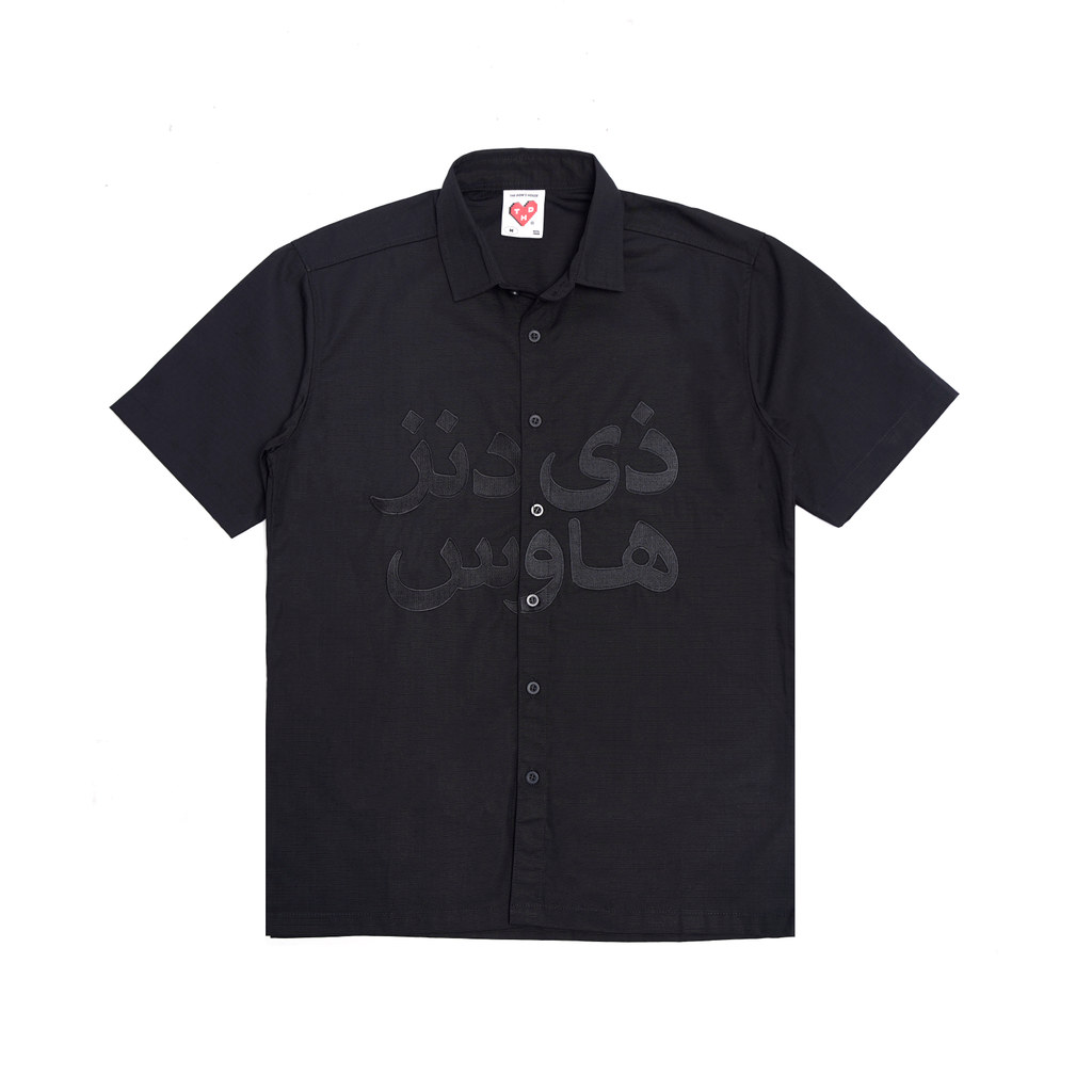 The Don's House ARABIC - Workshirt / Kemeja Lengan Pendek Bahan Ripstop Slimfit Pria Wanita