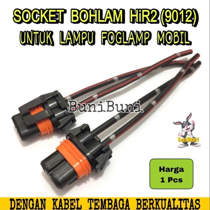 SOCKET HIR2 / Soket Fiting Bohlam Lampu Mobil Tipe HIR2 / 9012 SPAREPARTS MOBIL