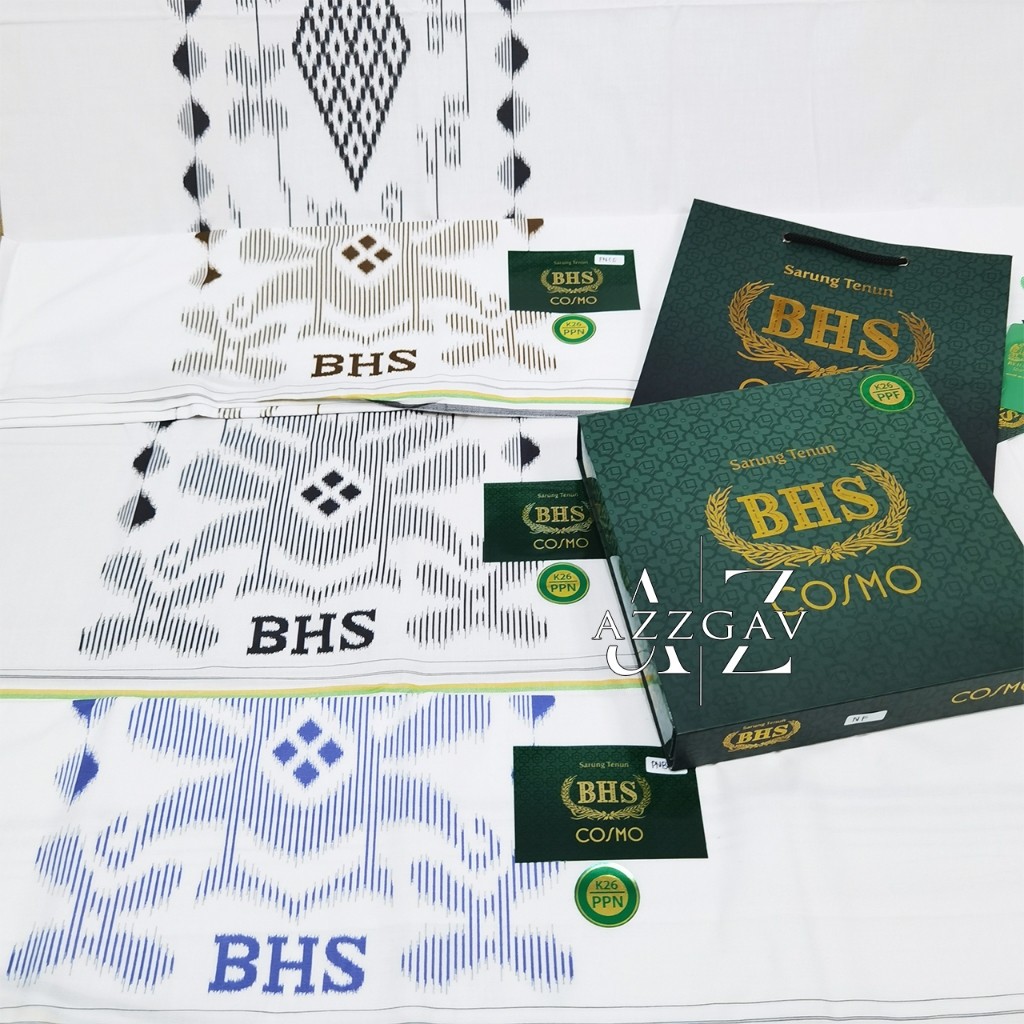 BHS GOLD SARUNG POLOS WARNA & MOTIF LENGKAP | BHS HITAM POLOS | SARUNG BHS COSMO | BHS bronze