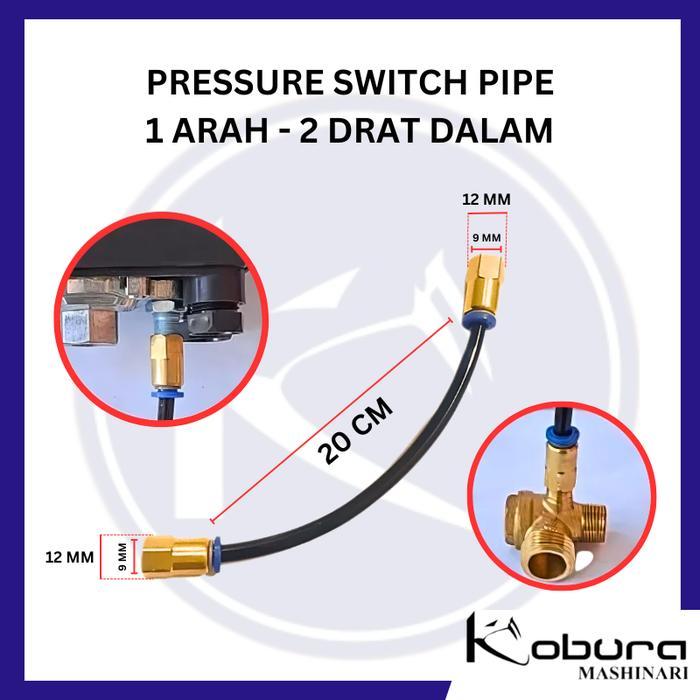 MiskahShiop Selang pipa otomatis ke valve 1 arah kompresor listrik