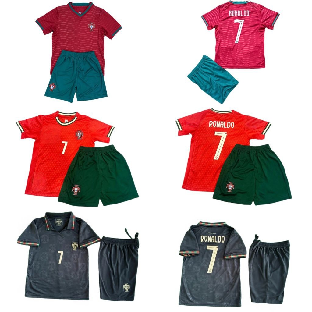 JERSEY BAJU BOLA PORTUGAL HOME KIDS ANAK PIALA DUNIA 2026 + NAMESET