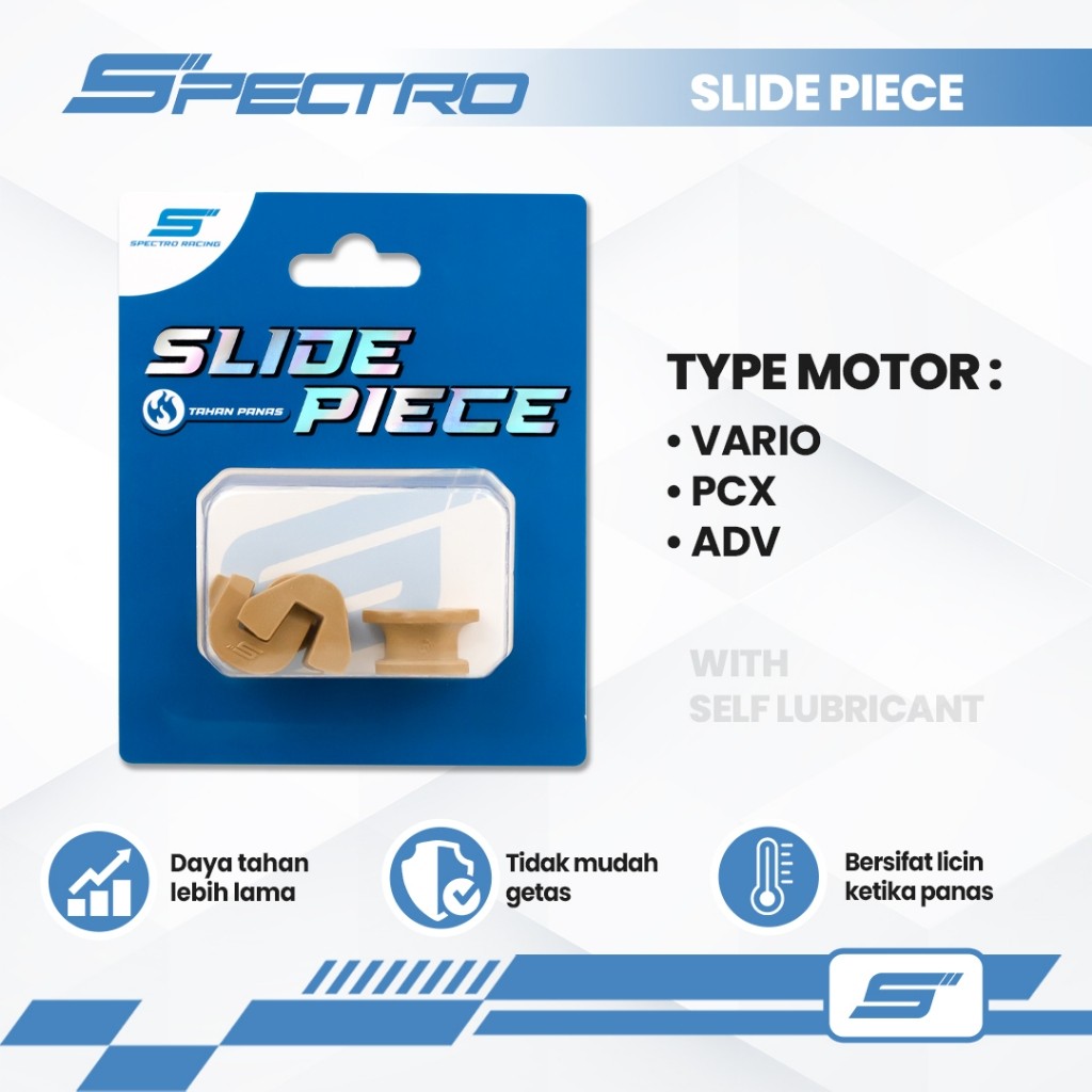 Spectro Slider Piece Vario 125 150 160 PCX ADV Lokal CBU 150 Karet Rumah Roller Racing.