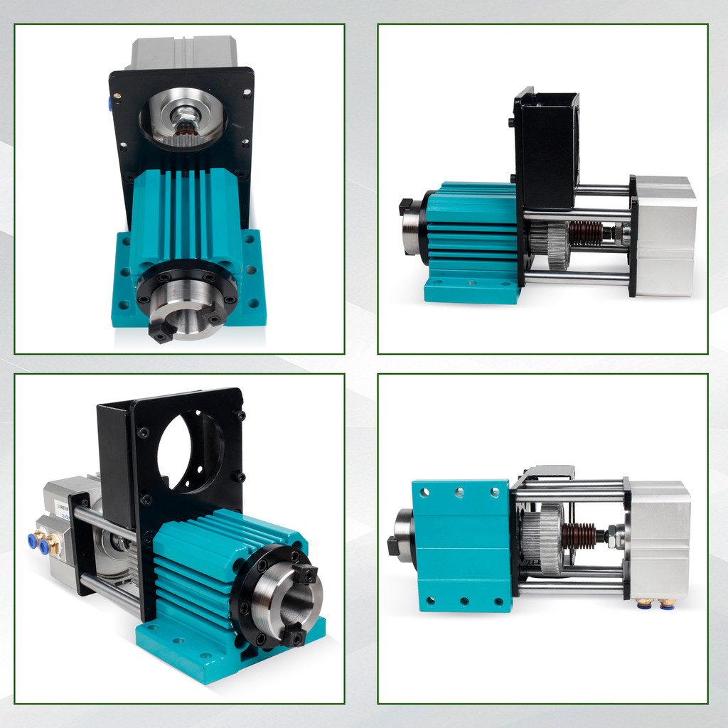 No power BT30 unpowered spindle Semi automatic tool changing spindle for engraving drilling metal