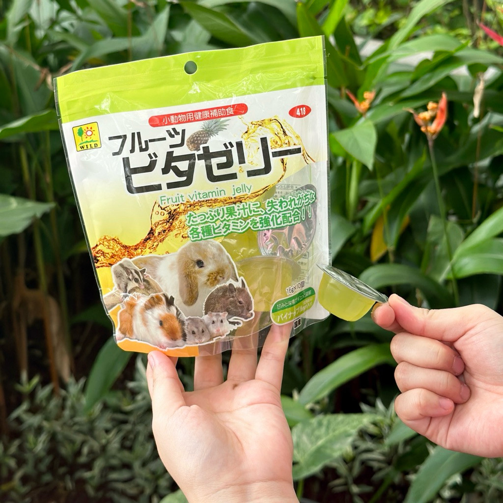 (Burqyu) SANKO Hydration Aqua Fruit Vita Jelly Supplemen kelinci Fullpack rabbit guinea pig snack
