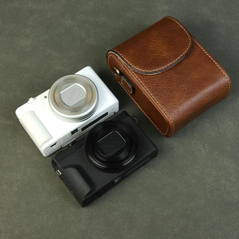 Universal PU Leather Camera Bag Protable Dustproof Protective Case for Lumix zs99/tz99 For sony zv1m