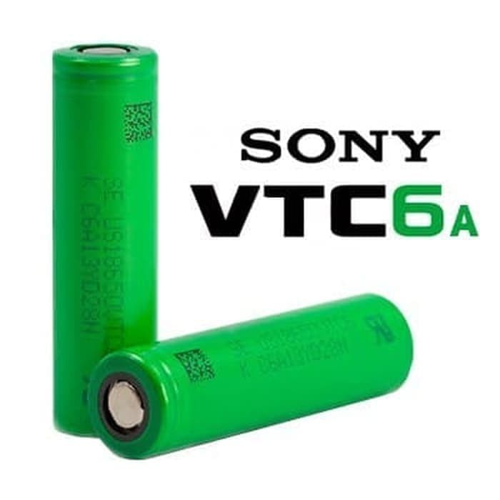 Baterai Baru 3000mAh VTC6 Baterai VTC6A 3000mAh Batre elektronik VTC6 VTC6A battery VTC6