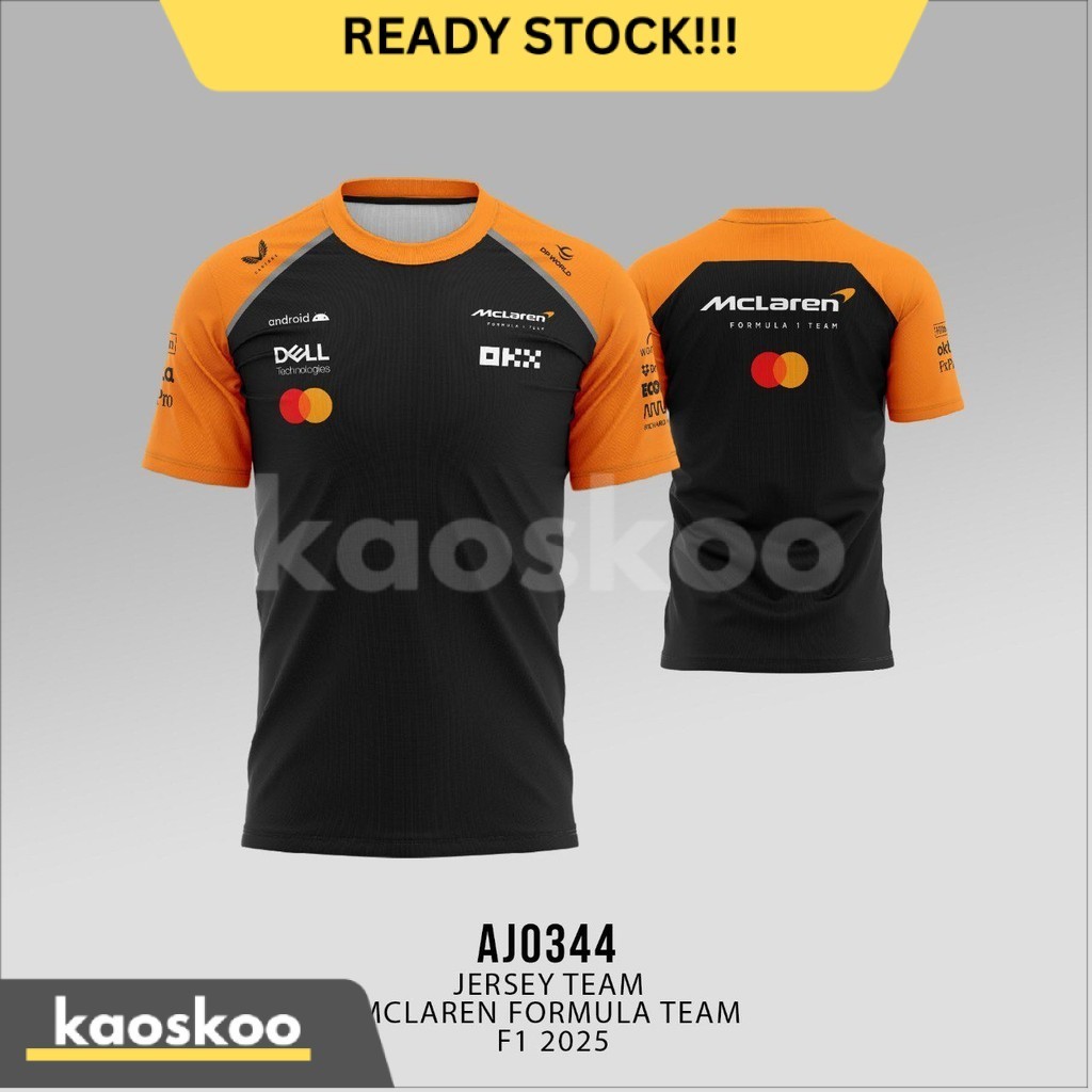 Kaos Jersey McLaren Formula Team F1 2025