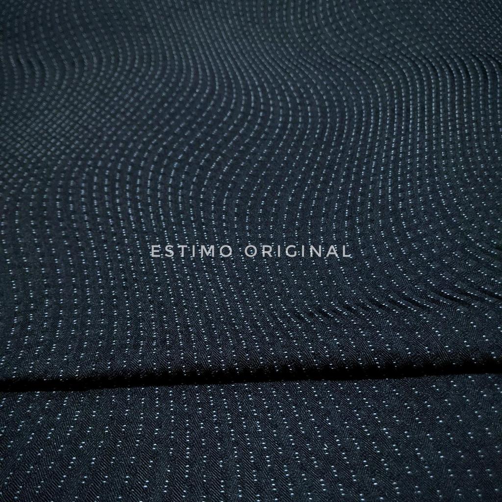 Kain Jok Mobil Hitam Bintik Putih Cocok untuk BMW Katana Panther