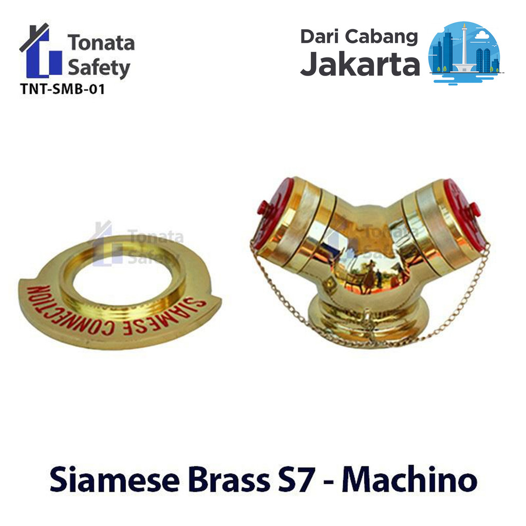 Siamese Brass S7 / Siamese Connection Kuningan / Siamese Machino / Coupling Hydrant Kuningan / Akses