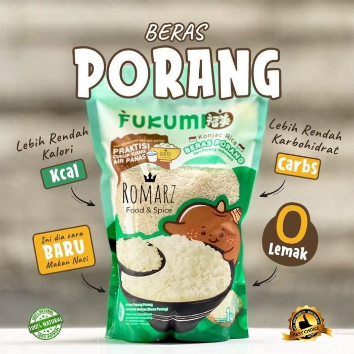 Termurah Fukumi pouch 1kg beras shirataki / beras porang / beras diet