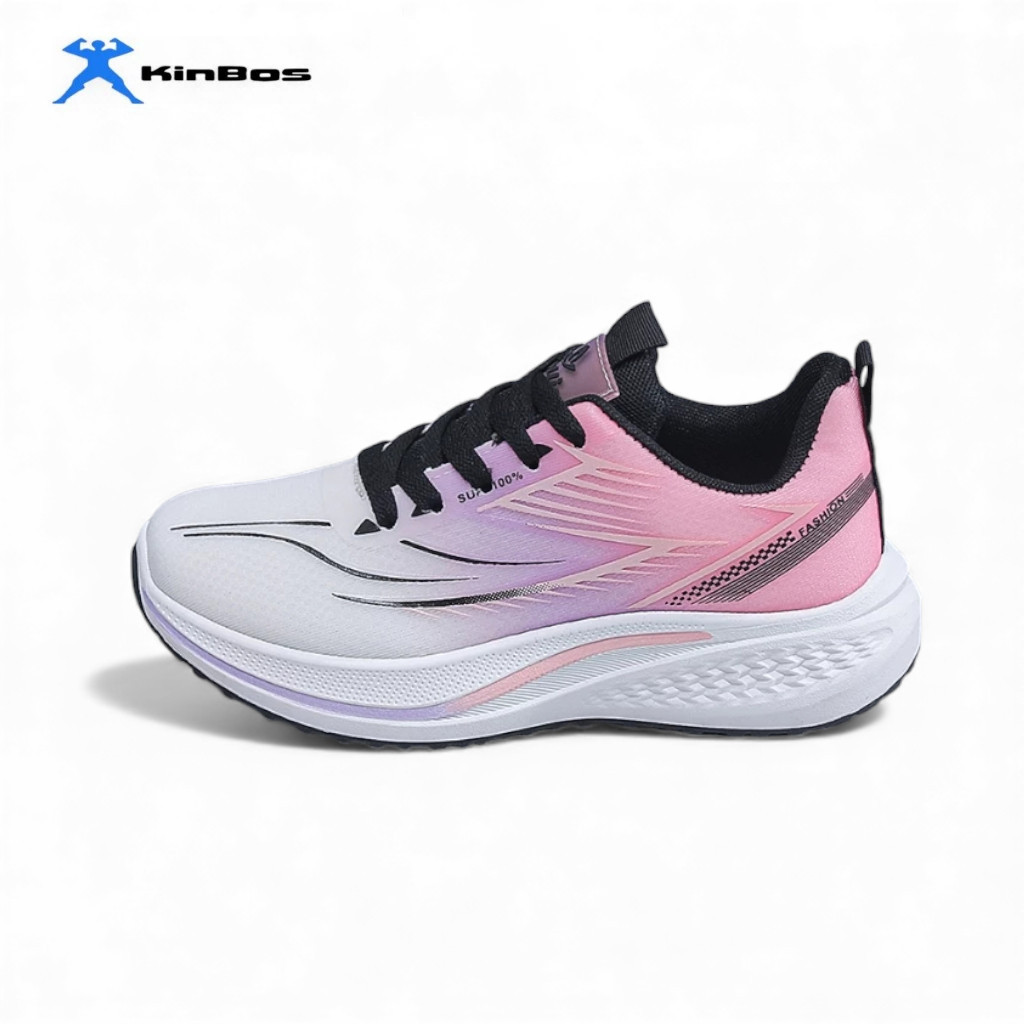 COLLIN Sepatu Olahraga Dewasa Ringan Kekinian Warna Gradasi Wanita Pria Sneakers Fashion LIN1310-B