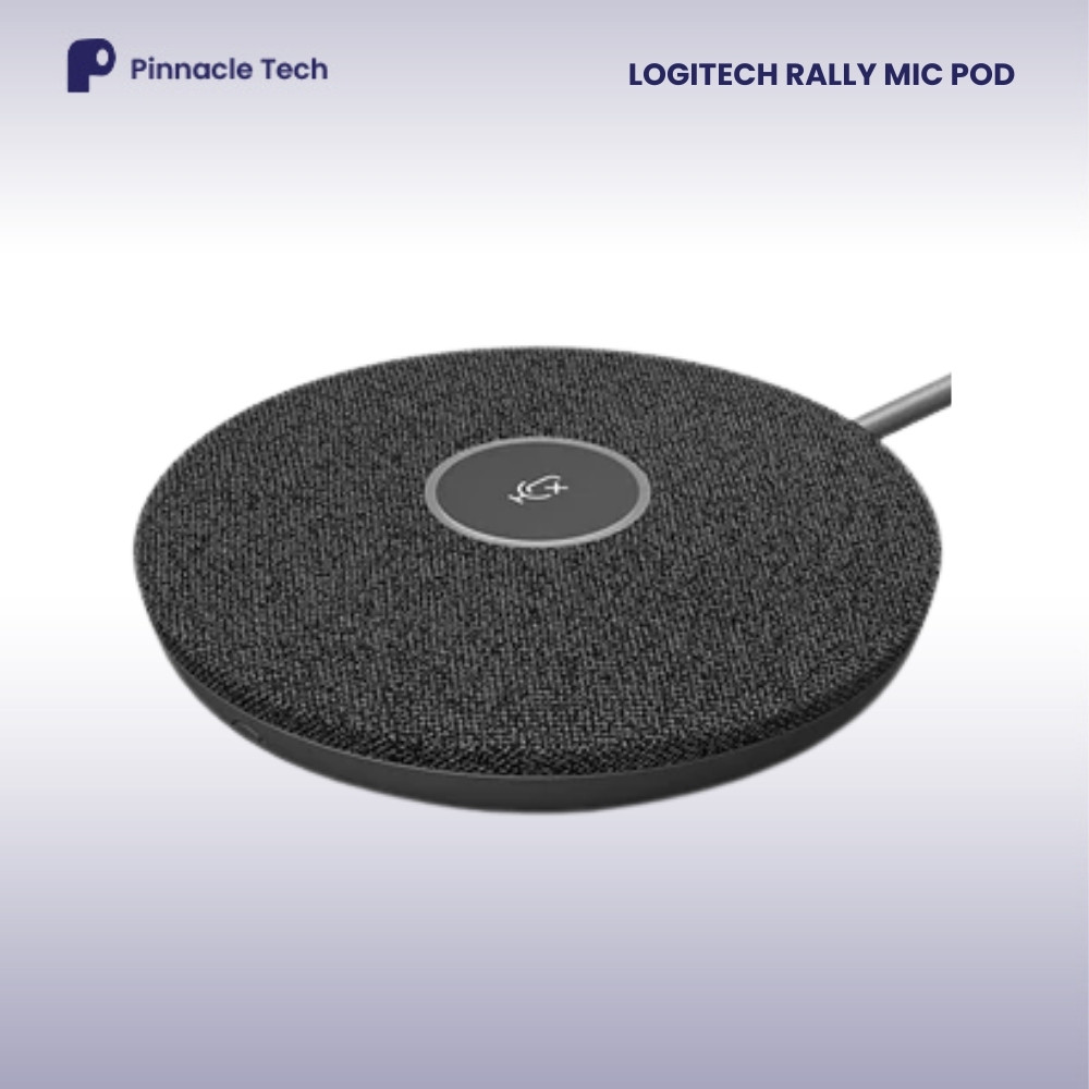 Mikrofon Logitech Rally Mic Pod Beamforming, Suara Jernih Kompatibel Rally System