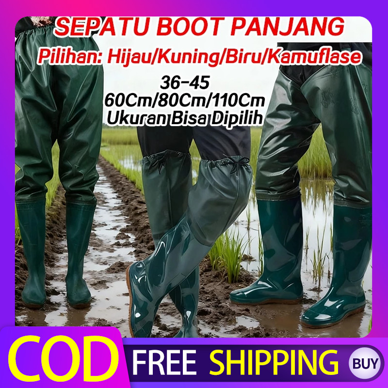 COD Sepatu Rawa Keong Untuk Sawah Pria Petani Sawah Panjiang Anti Air