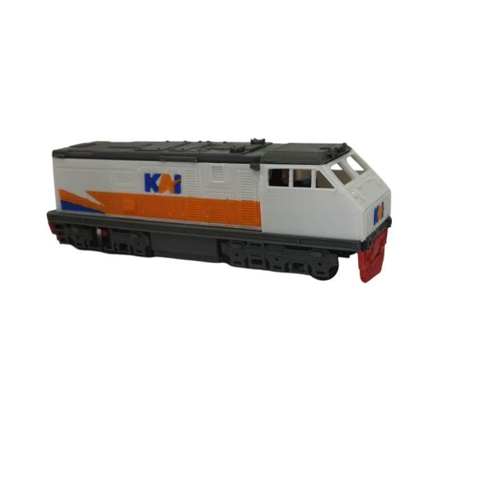 Mainan Lokomotif Kereta Api KAI CC 203 Railking Costum