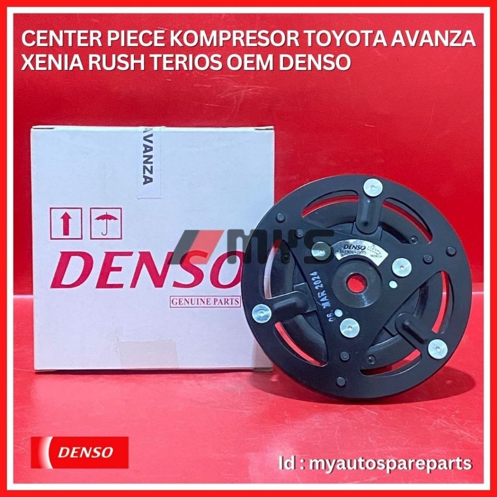 CENTER PIECE PULLY KOMPRESOR AC Mobil Avanza Xenia Rush Terios OEM DENSO