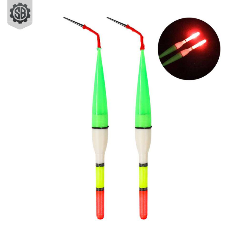Pelampung Umpan Pancing LED Luminous Fishing Bait 2 PCS