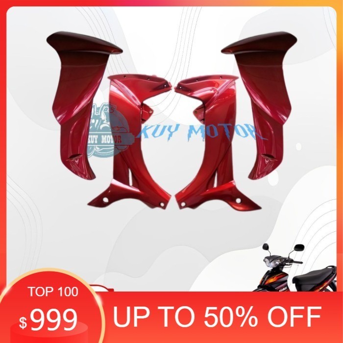 Sayap Depan Luar Dalam Jupiter Z Burhan 2006 - 2008 Merah Maroon Berkualitas LBM