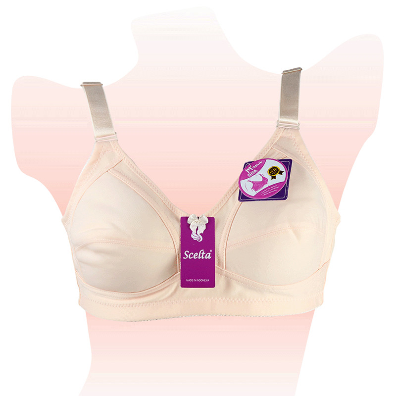 Scelta Malabar Bra Scelta Mama Basic Ukuran Besar Full Cup Big Size Nyaman Size 36 38 40 42 44 BH SC