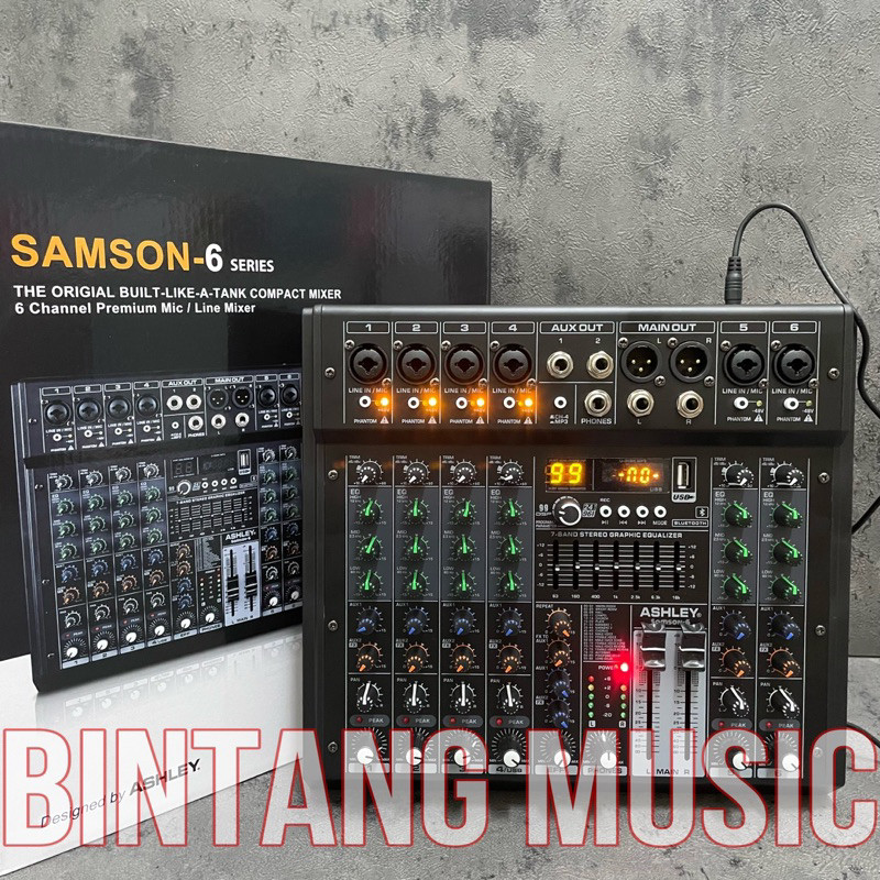 Mixer Ashley Samson 6 original ashley samson 6 channel SAMSON6