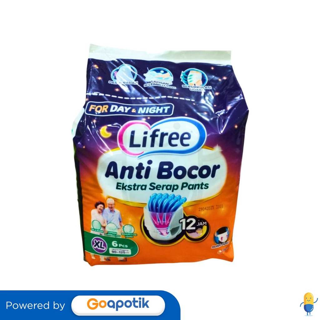 Lifree Adult Pants Ekstra Serap Xl 6