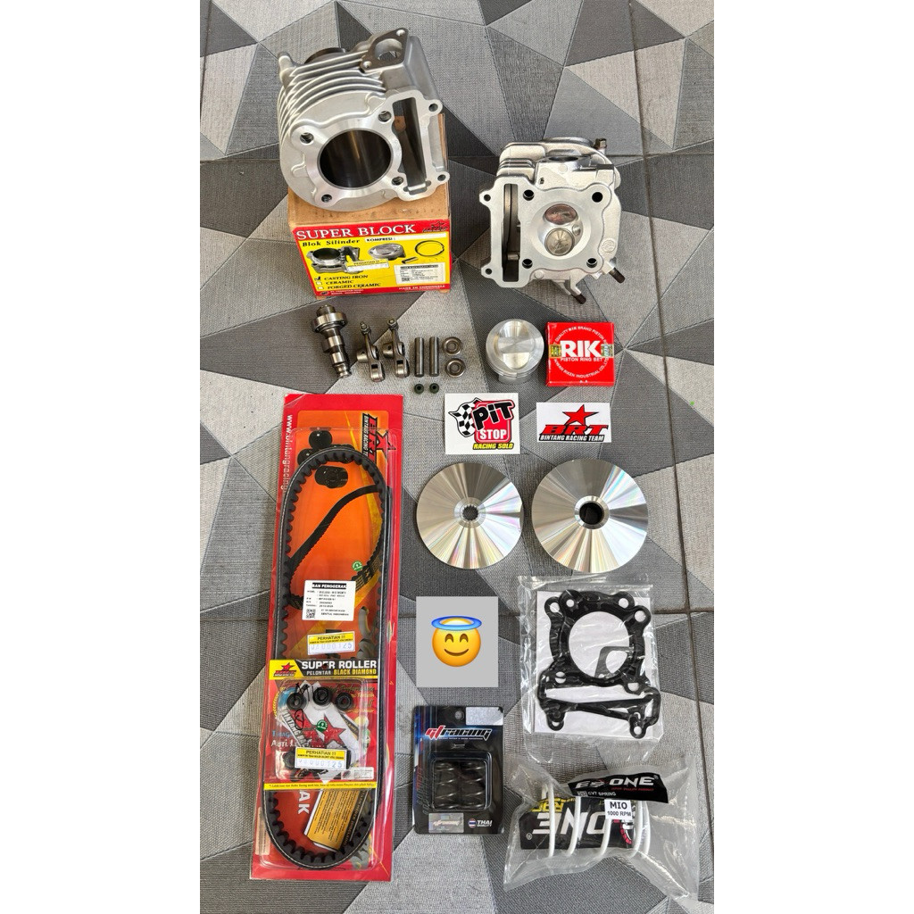 bore up kit mio 150cc 180cc 200cc komplit cvt kit paket hemat bore up mio