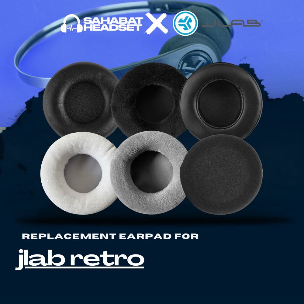 Earpad Ear Cushion Earcup Jlab Retro Bantalan