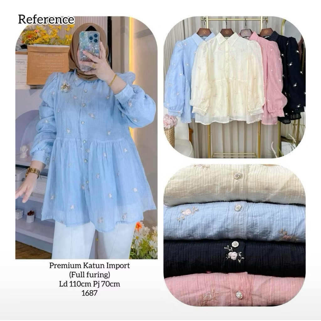 ERVINA.ID Atasan Dress Gamis Vns & YLC