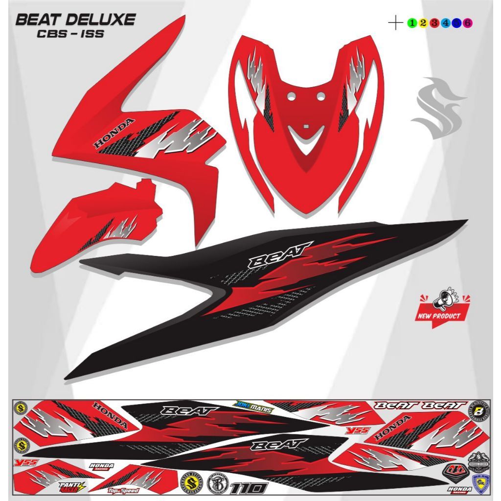 VARIASI STRIPING MOTOR VARIASI BEAT DELUXE 2021/ 2022